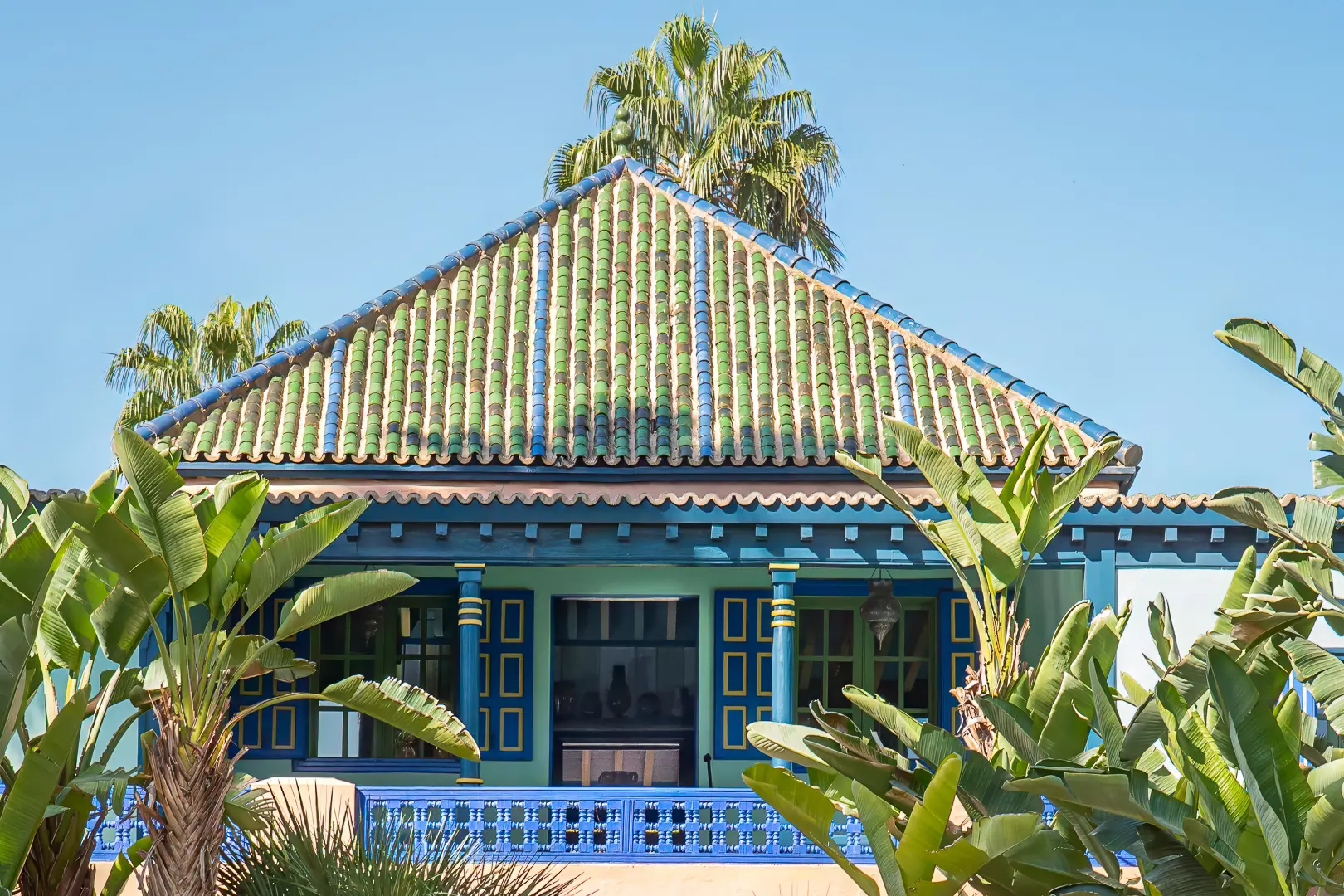 Maison du jardin Majorelle, ancienne demeure d’Yves Saint Laurent Majorelle Garden house, former residence of Yves Saint Laurent